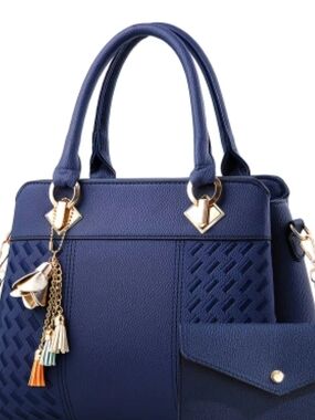 Women's Royal Blue Tote Bag and Handbag New Casual Fashion